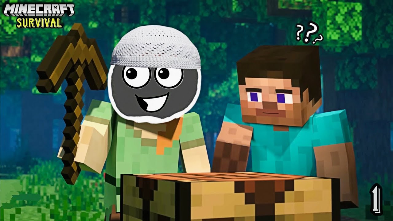 PLAYING MINECRAFT FOR THE FIRST TIME 🤔 [ Minecraft Survival 1/5 ] - YouTube