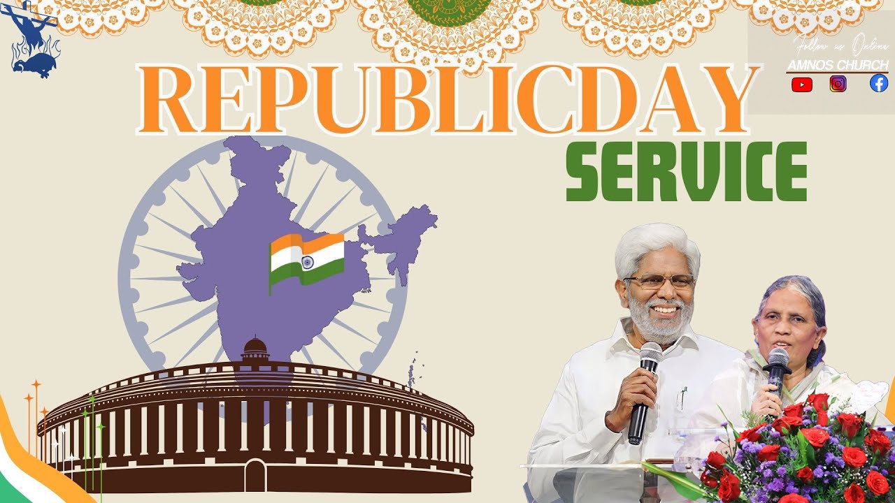 REPUBLICDAY SERVICE  ||JAN 26 2026 || PAS G.DEVARAJUGARU ||AMNOS EVANGELICAL FELLOWSHIP
