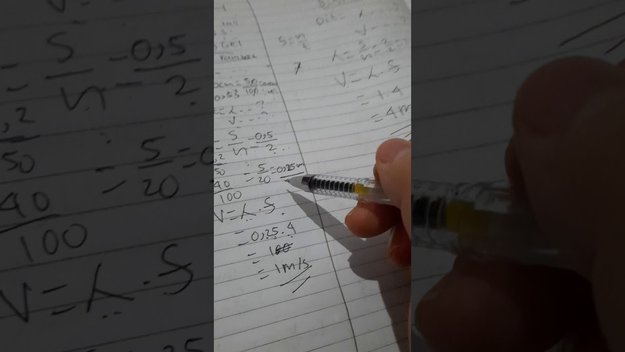 contoh soal gelombang tranversal 