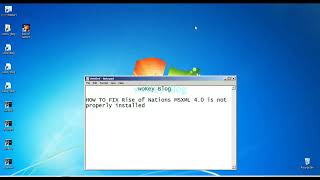 CARA MENGATASI PERBAIKI HOW TO FIX REPAIR Rise of Nations MSXML 4 0 is not properly installed