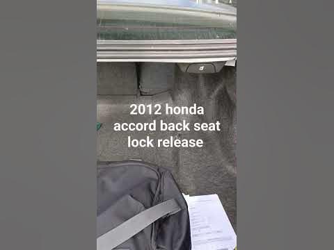 Unveiling the Hidden Feature: Folding the Honda Accord Back Seat - YouTube