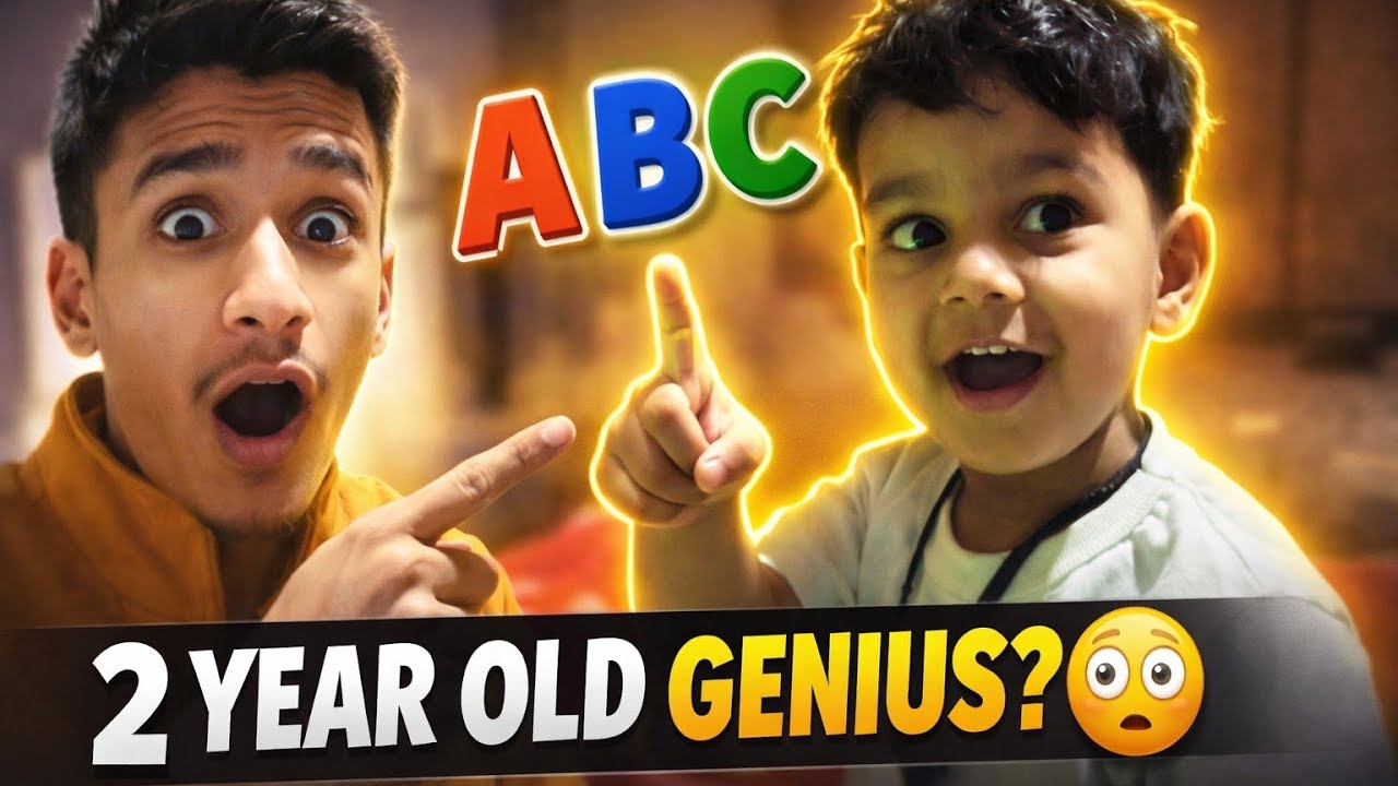 My 2 Year Old Brother Said ABC… I Was SHOCKED 😳