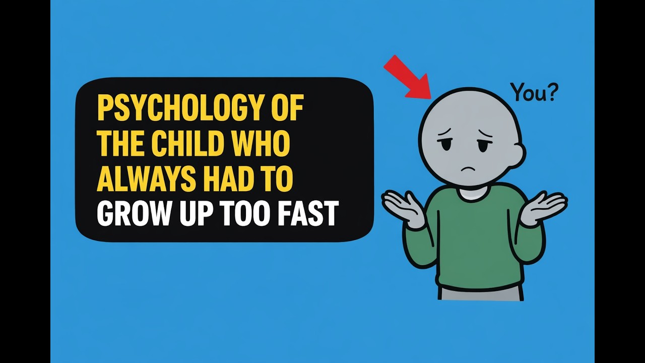 Psychology of the Child Who Always Had to Grow Up Too Fast