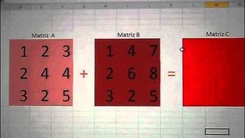 SUMA DE MATRICES EN EXCEL
