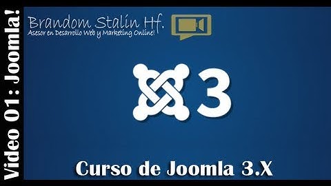 01 Curso de Joomla 3.5 :  Instalación en PC -  XAMPP