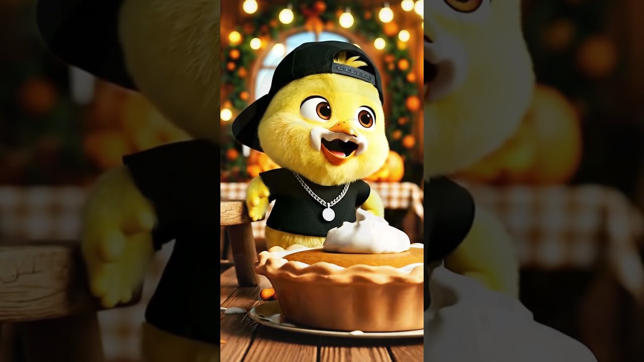 Kun’s Thanksgiving Fun – A Cute Chicken Adventure! 