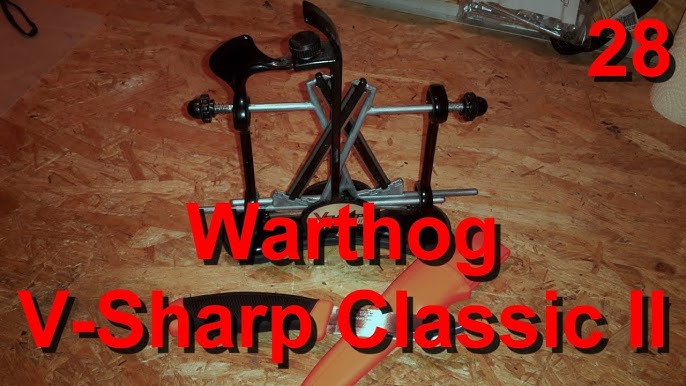 Warthog Sharpeners V-Sharp Classic II, Chrome - KnifeCenter