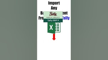 Bank Statement Import Excel to Tally Prime Tally ERP9| EazyAUTO4 Excel to Tally