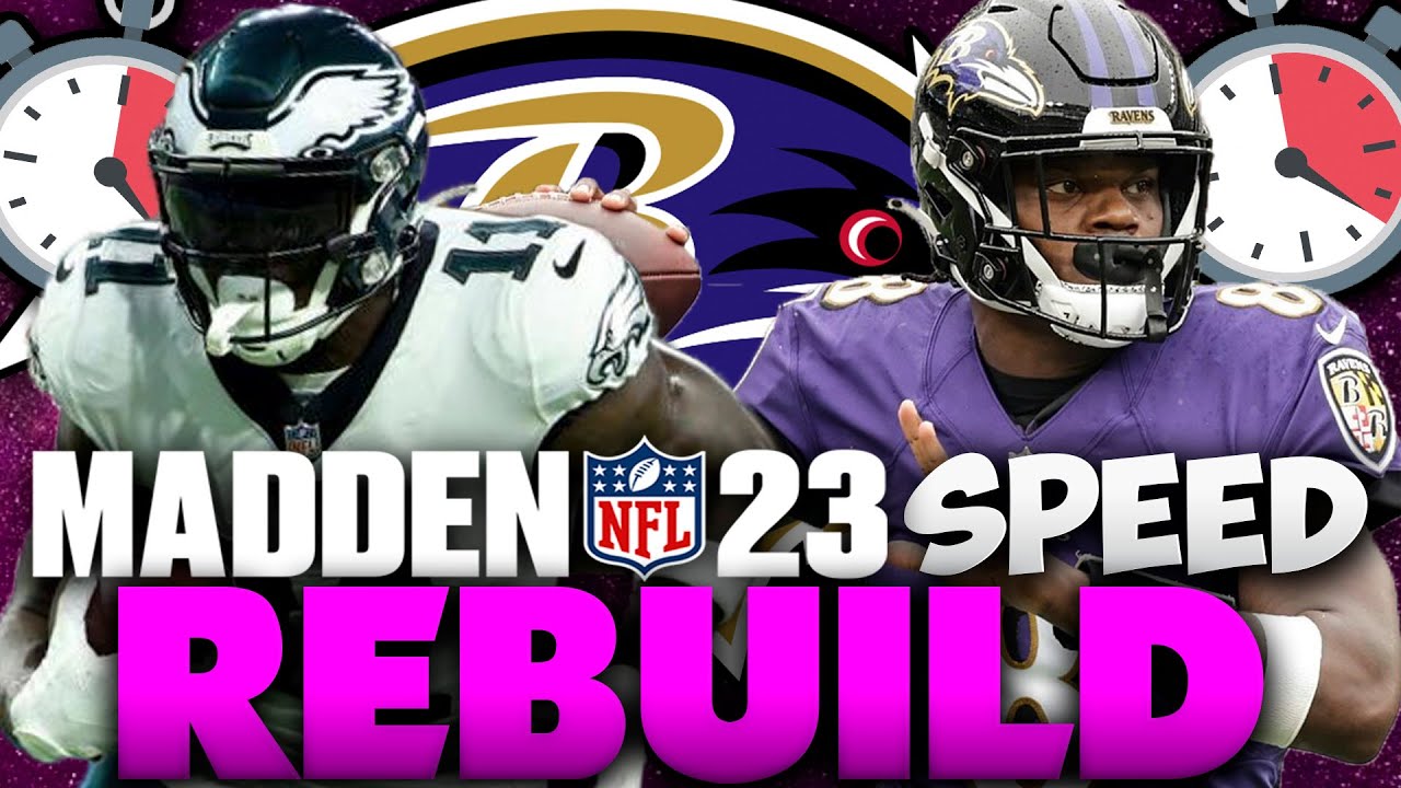 Getting Lamar Jackson Some Weapons! Baltimore Ravens Speed Rebuild! Madden 23 Rebuild