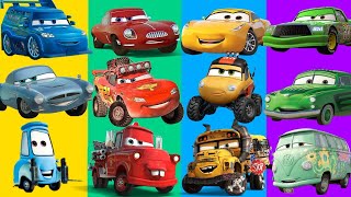 Looking For Disney Cars Lightning McQueen, Wrong Head Disney Cars, Luigi ,Brick Yardley, Snot Rod