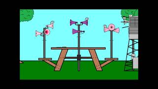 tornado siren madness - yandere fight.