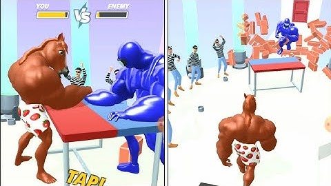 Muscle Rush | muscleRush smash running game | MAX LEVEL | ALL Levels gameplay 💪🏾|Android,iOS