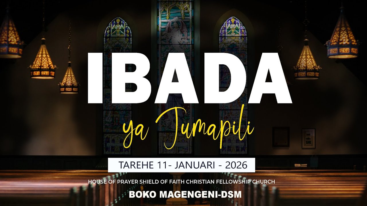 𝐋𝐈𝐕𝐄🔴:  IBADA YA JUMAPILII | TAREHE 11.01.2026]