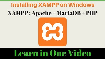How to Install and use xampp on Windows PC with phpmyAdmin