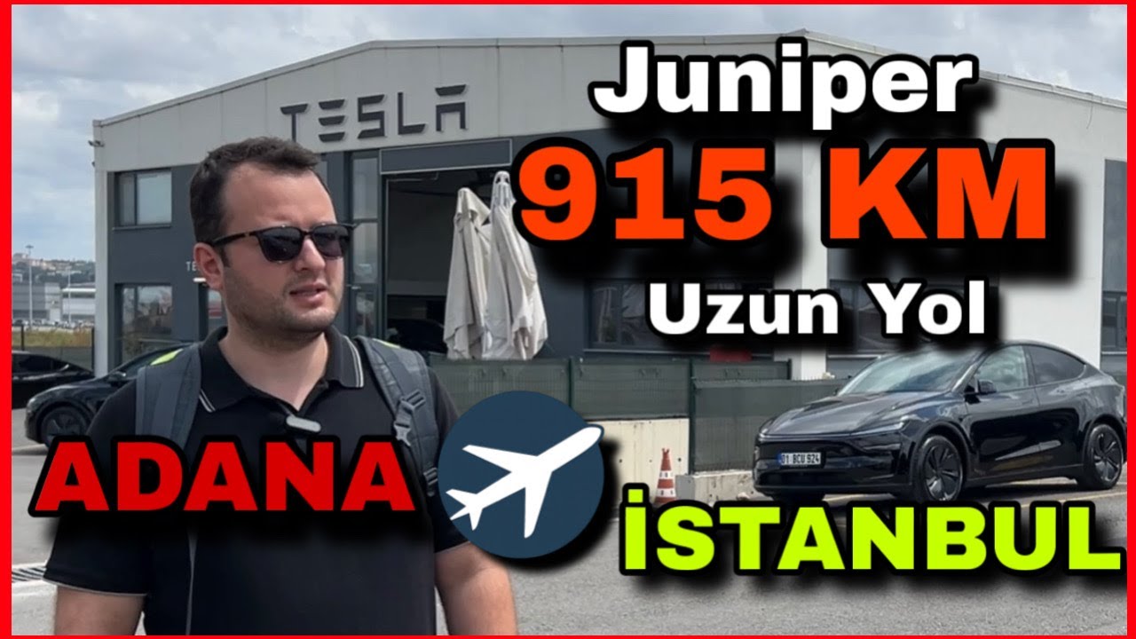 TESLA MODEL Y JUNIPER İSTANBUL TESLİMAT | 915 KM ADANA UZUN YOL