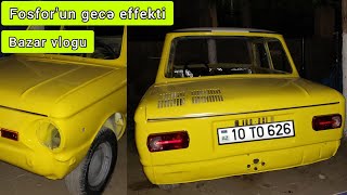 Fosfor&#39;un gecə effekti | Limon Zapı | Bazar vlogu #2