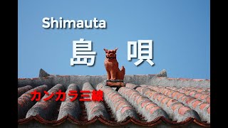 島唄  Shimauta（カンカラ三線）    THE BOOM      Sanshin by : MSI