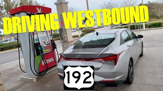2024 US192 KISSIMMEE FLORIDA - DRIVING WESTBOUND ON THE TOURIST HIGHWAY