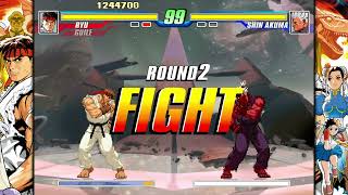 CAPCOM FIGHTING EVOLUTION PS5 - High Score Challenge Guile / Ryu with the Shin Akuma Boss Fight