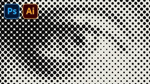 How to Make Halftone Effect With PERFECT Vector Circles in Illustrator and Photoshop