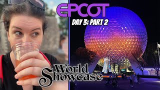 Epcot Pt. 2 | Ending Our Long Day At Epcot's World Showcase & Discovering The Best Cider Ever!