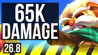 CORKI &amp; Nami vs CAITLYN &amp; Thresh (ADC) | 65K damage, 5k gold comeback | EUW Grandmaster | 26.8