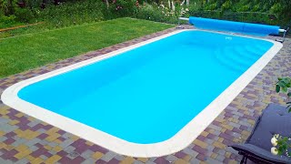 Встановлення поліпропіленового басейну 7х3х1,5 м | Polypropylene swimming pool installation (7х3m)