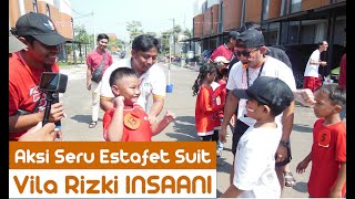 Aksi Seru Lomba Estafet Suit di Semarak Merdeka | Vila Rizki Insaani