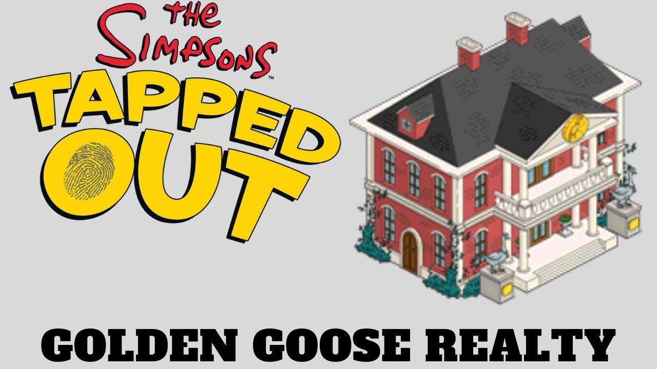 The Simpsons Tapped Out Premium Gameplay Golden Goose Realty YouTube