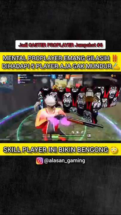 Jadi CASTER PROPLAYER Jumpshot #6 ‼️Dihadapkan 5 PLAYER sekaligus Gak Mundur