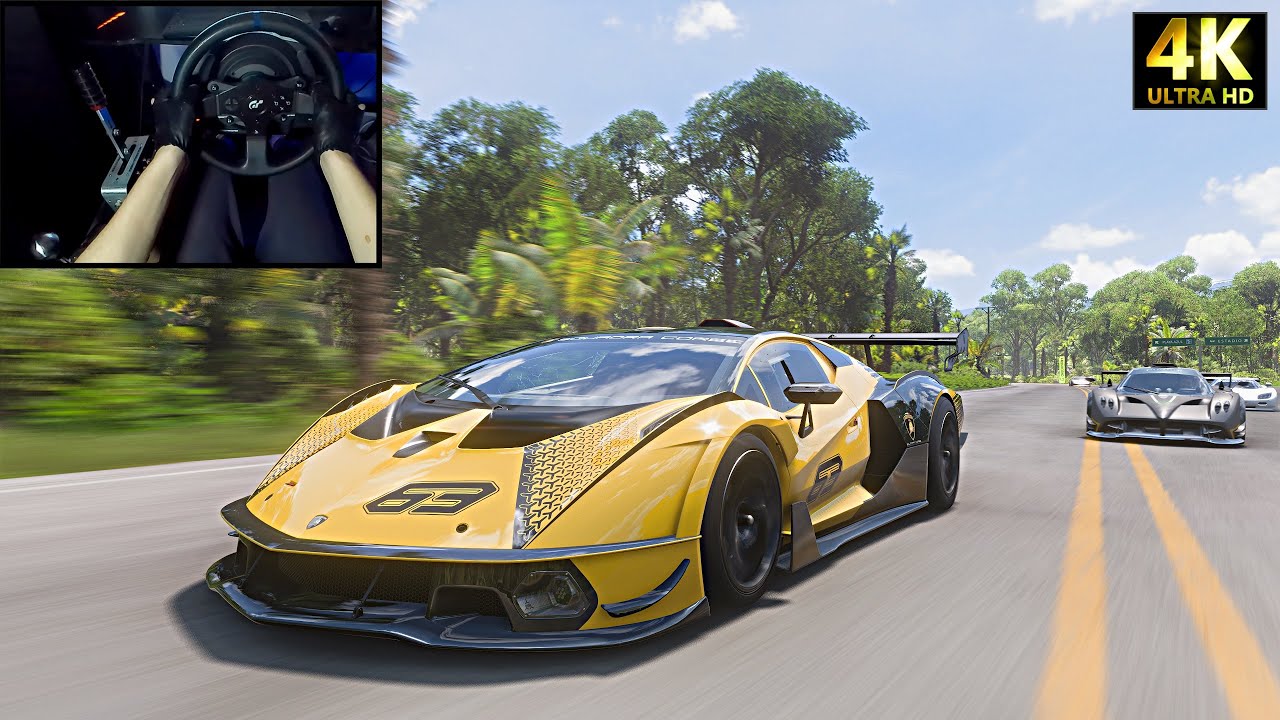 Lamborghini Essenza SCV12 (Goliath Race) - Forza Horizon 5 | Thrustmaster T300RS