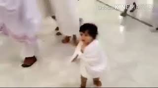 Download Lagu Cute baby at HARAM SHAREEF MAKKAH MUKARRAMAH - LABBAIK ALLAHUMMA LABBAIK MP3