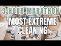 OVER 3 HOURS OF CLEANING MOTIVATION | EXTREME CLEAN WITH ME MARATHON 2021 | FILTHY HOUSE MARATHON