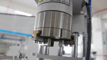 Tutorial how to adjust the torsion of magnetic capping head &Explaining caps arm pickup system