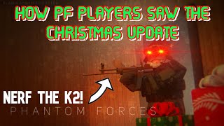 How Phantom Forces Players saw the 2020 Christmas Update