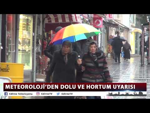 METEOROLOJİ’DEN DOLU VE HORTUM UYARISI