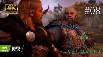 Assassins Creed Valhalla Walkthrough Part 08 - Raid And Find Resources to Build Gunnar