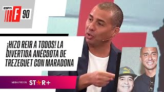 Hizo Reir A Todos La Divertida Anécdota De David Trezeguet Y Diego Maradona