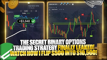 THE SECRET BINARY OPTIONS TRADING STRATEGY FINALLY LEAKED! | TRADING FOR BEGINNERS | LIVE TRADING