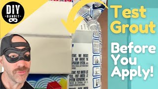 ️🔥 Make *Sample Batch* of Grout Before You Apply➔ How to Color Match & Test Consistency First! - DIY