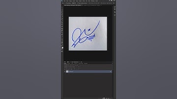 How to create Your Signature in photoshop | tips & tricks | Photo Fallout #shorts