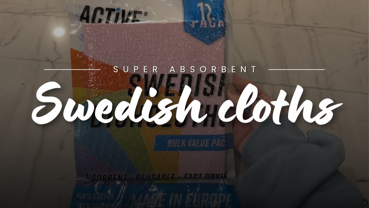 Active Swedish Dish Cloths for Kitchen Cleaning