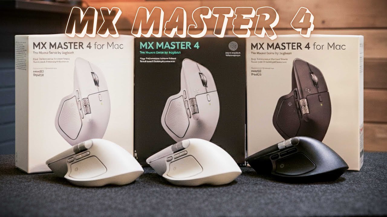 Logitech MX Master 4 Unboxing In 3 different Colors! + (For Mac