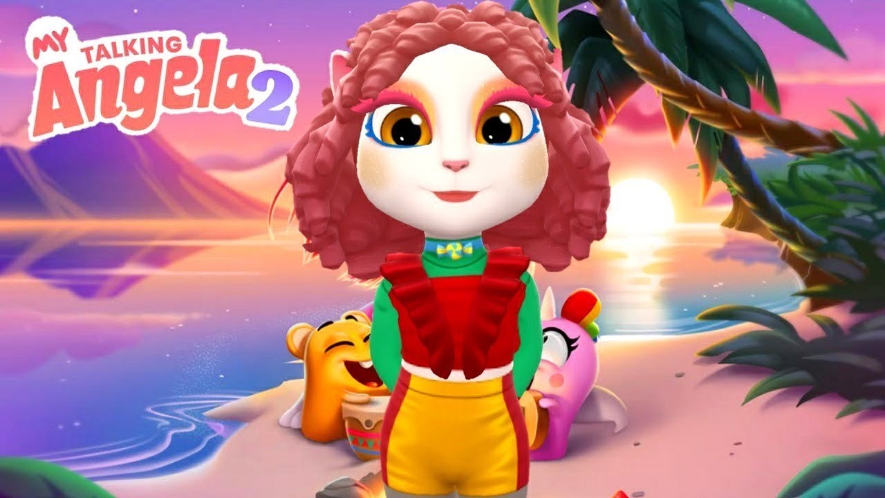 My Talking Angela 2/with the new version let,s enjoy togather ️ ️PINK🌸🌸