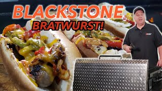 Brats on the Blackstone Griddle