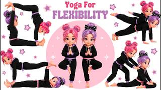 Basic Partner Yoga Poses for Kids to Improve Flexibility ✨| Improve Flexibility Together ✨ Duo yoga🌈