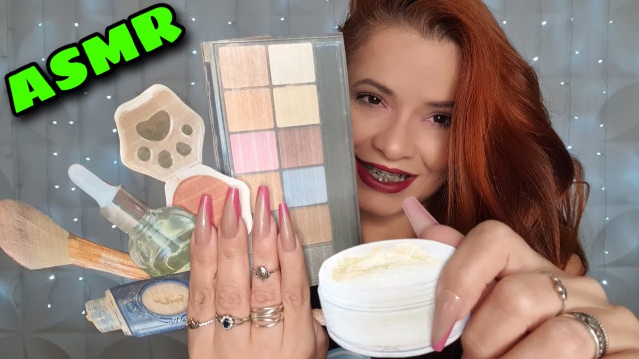 ASMR PAPER | Te maquiando com Makes de Papel - YouTube