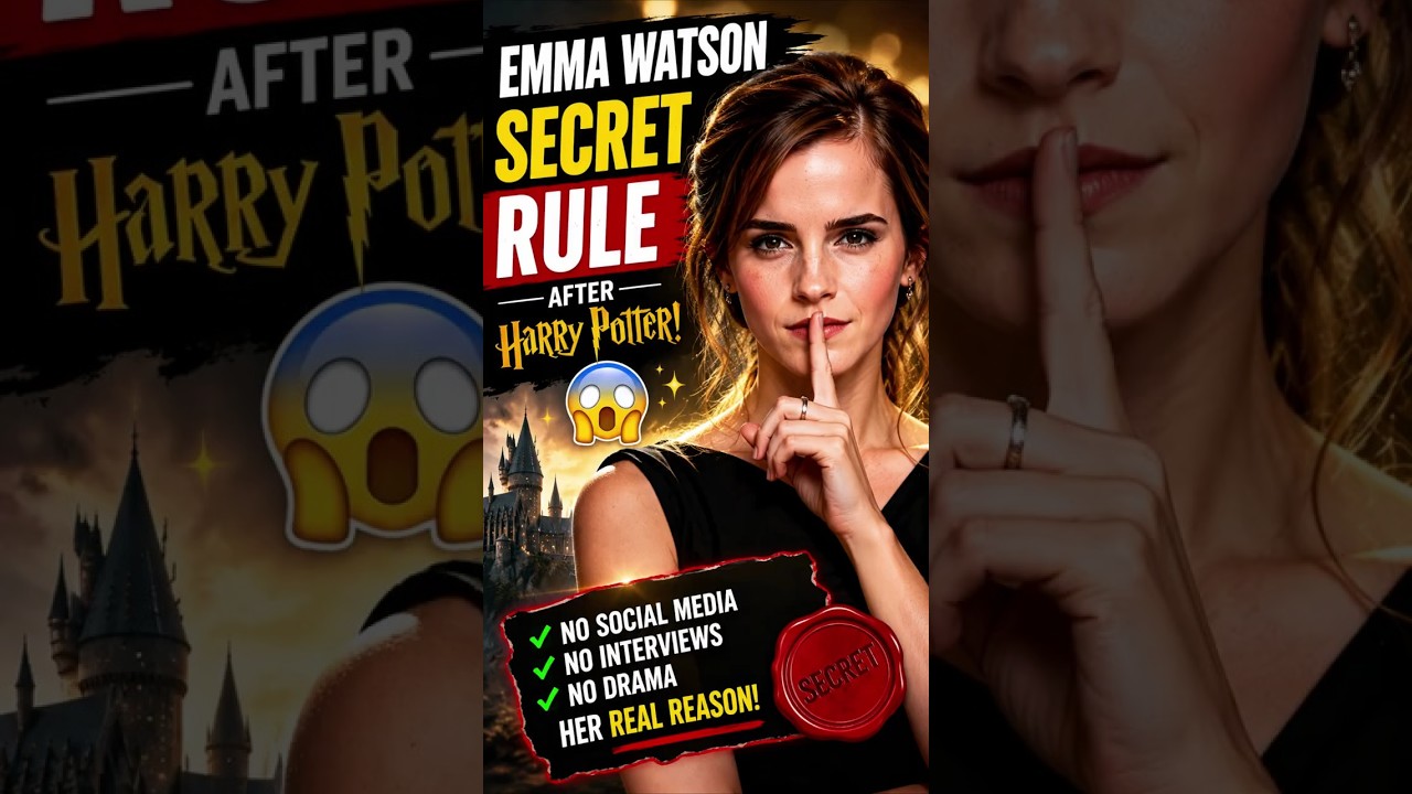 Emma Watson Secret Role After Harry Potter! 😲✨ #EmmaWatson #HarryPotter #Secrets #Shorts