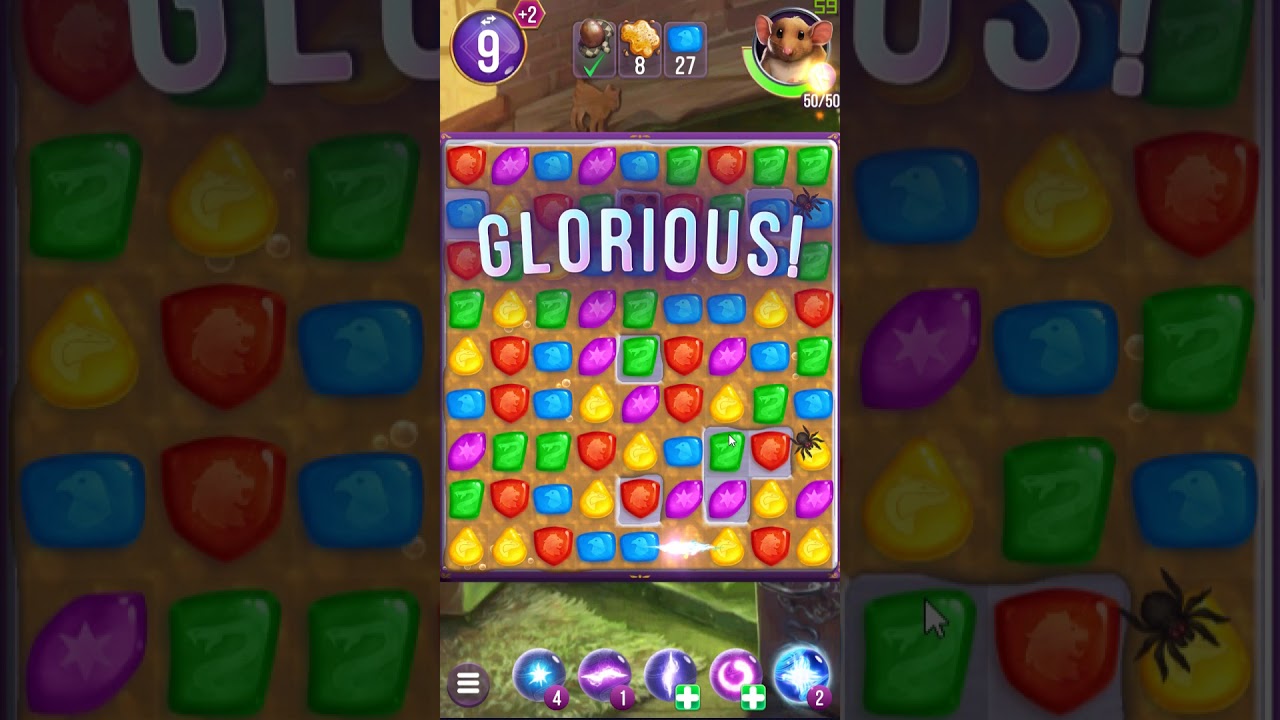 Harry Potter: Puzzles & Spells level 822 no boosters