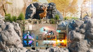 Upgrading My Secret SOLO Burrow Base On ARK!